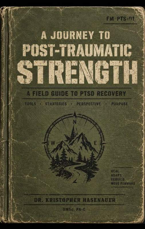 Book cover: A Journey to Post-Traumatic Strength by Dr. Kristopher Hasenauer